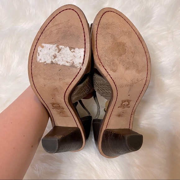 Trask Ginger Suede Heeled Sandals - Picture 5 of 5